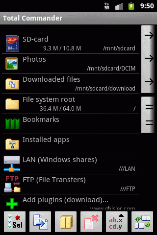 Total Commander for Android v1.0 RC4 + Plugins
